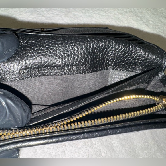 Fendi COA Black Zucchino cloth/leather bifold long wallet… - Picture 13 of 16